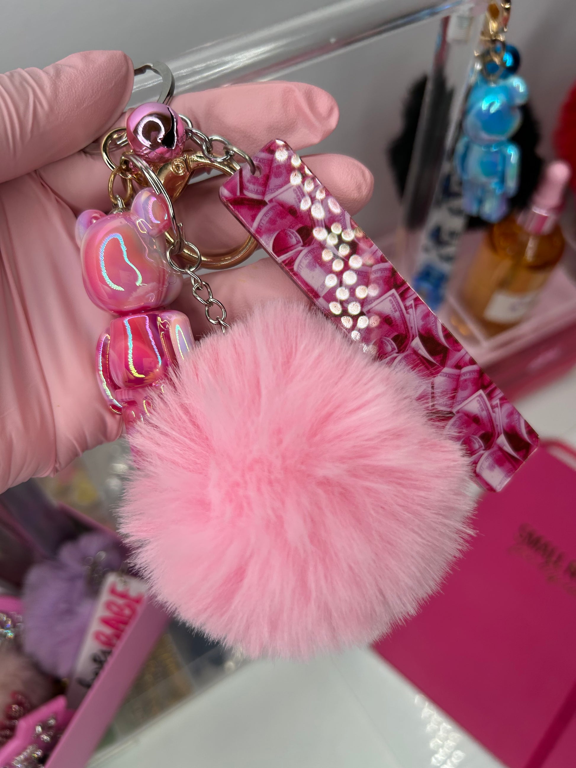 Money card clip keychain