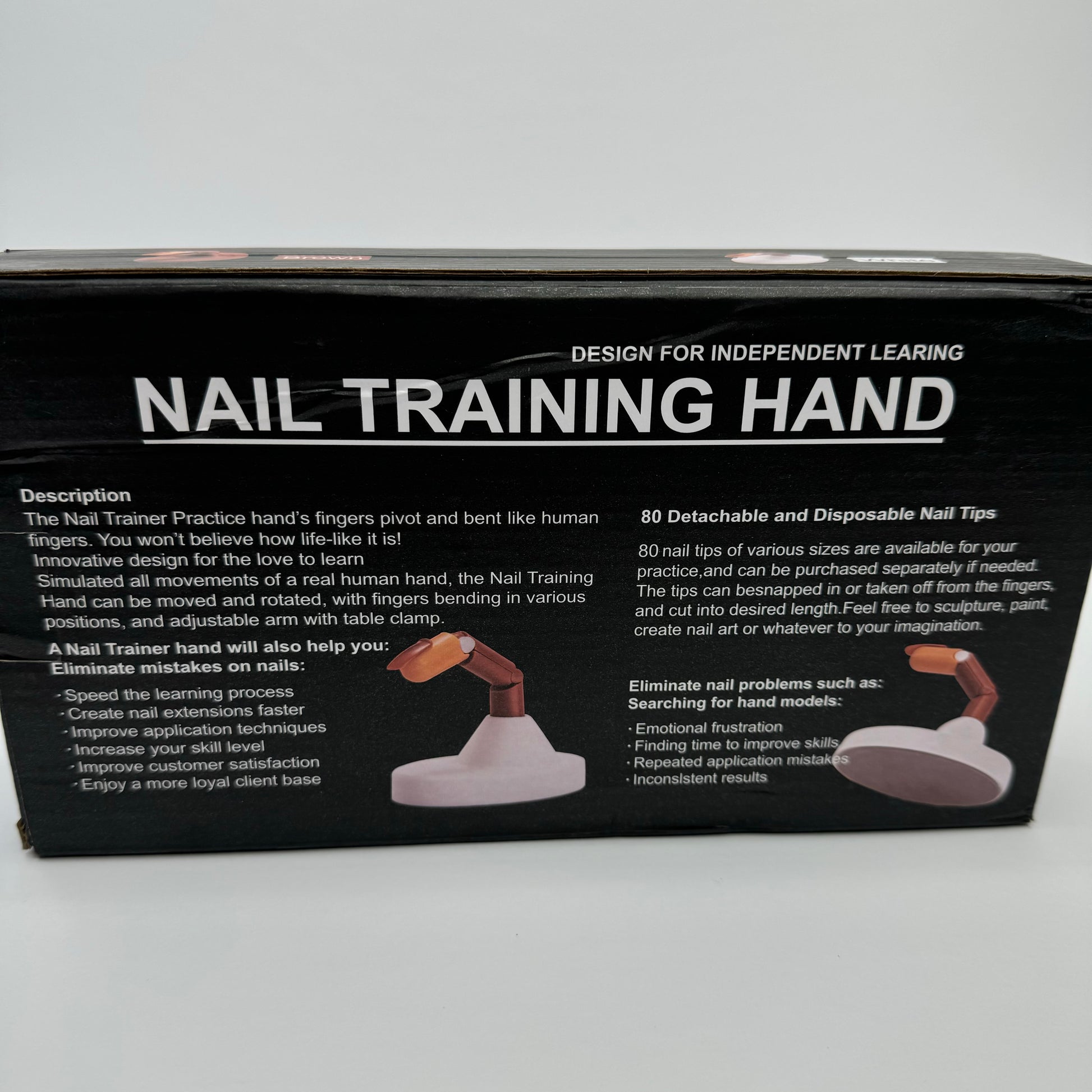 Nail practice finger
