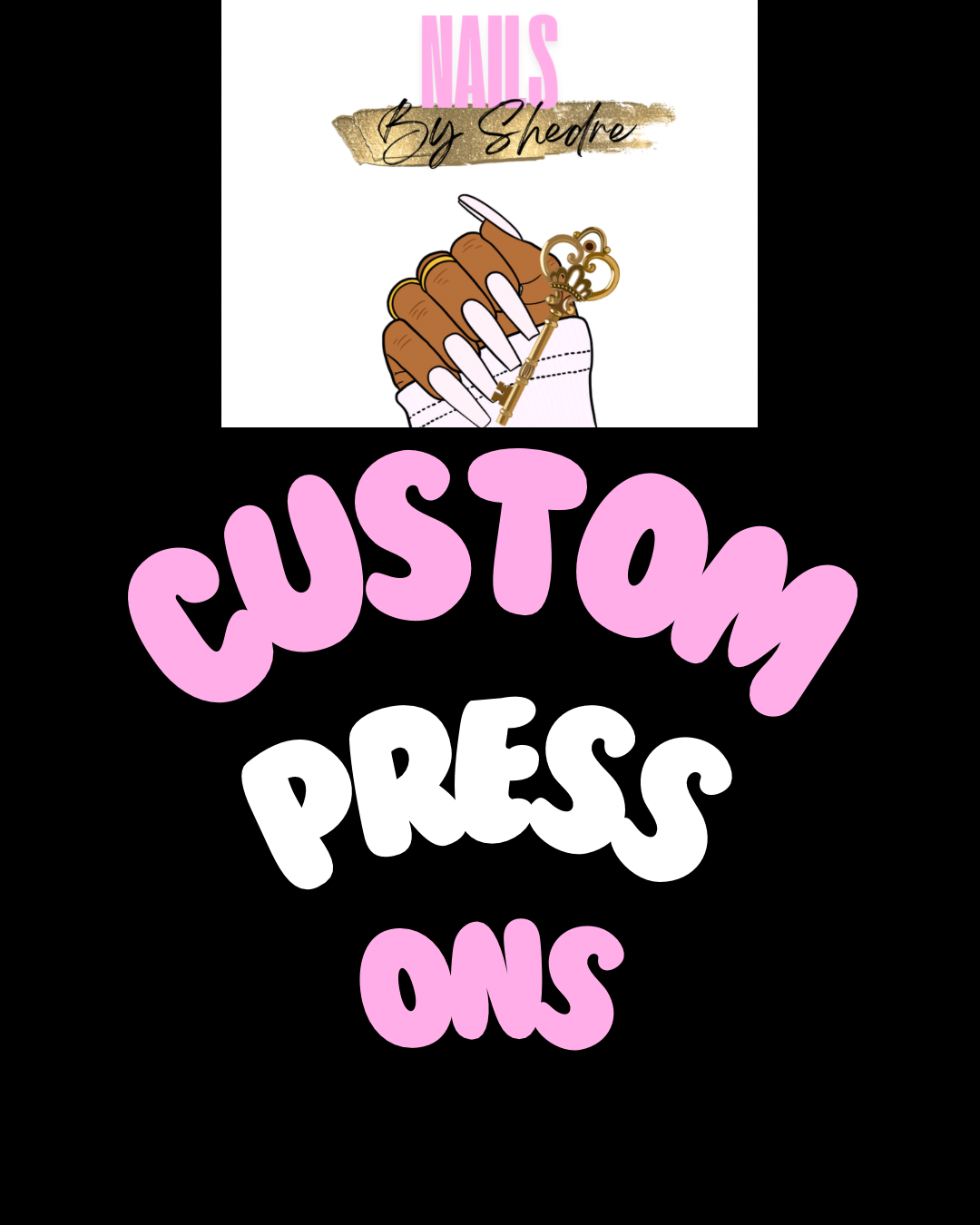 CUSTOM PRESS ON ORDER (READ DESCRIPTION)
