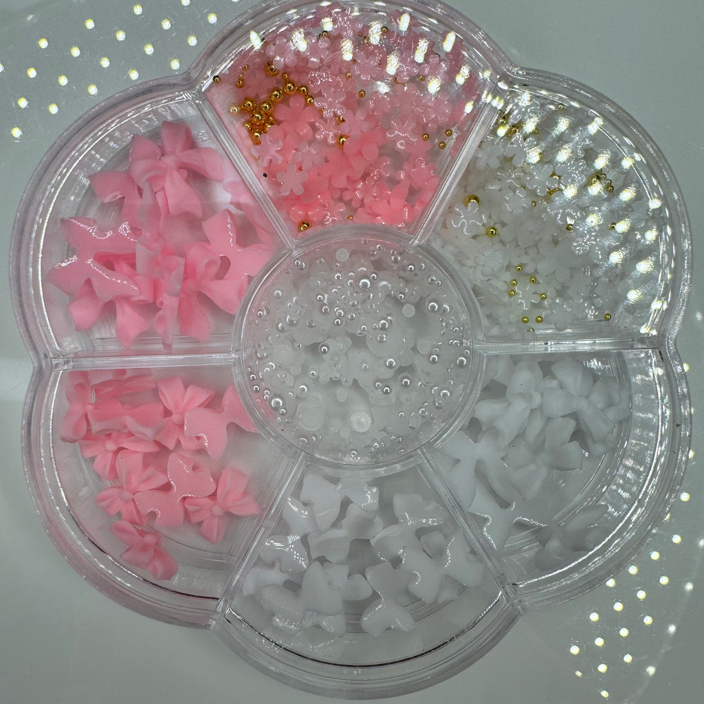 Bow & flower charm box
