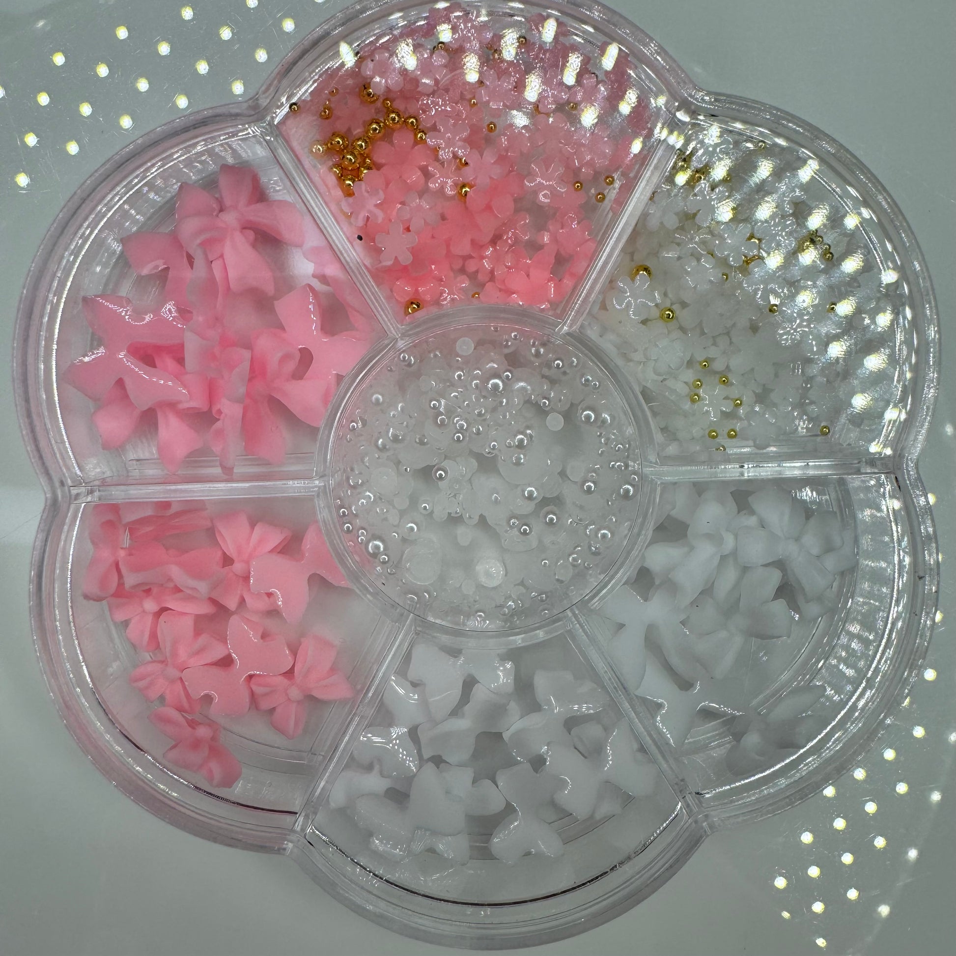 Bow & flower charm box