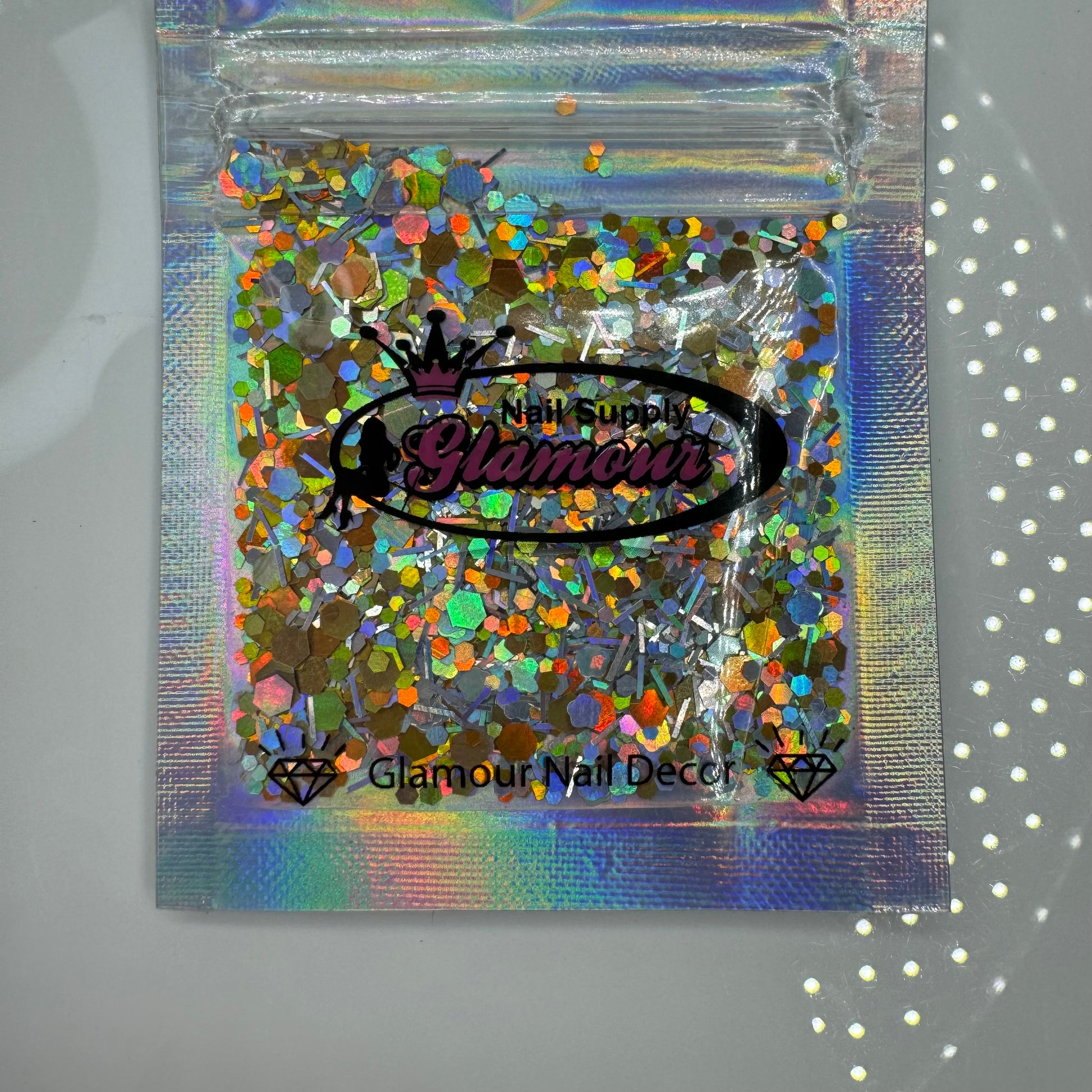 Gold & silver glitter mix