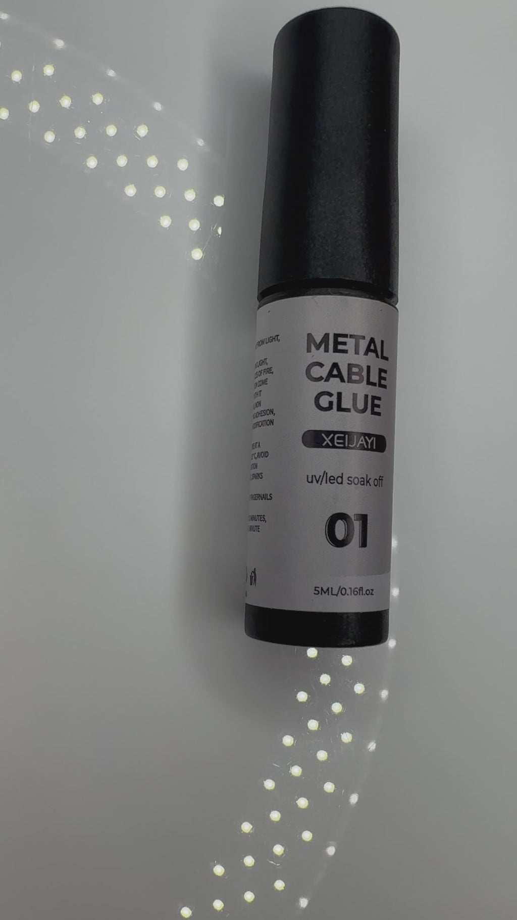 Metallic gel liner (silver)