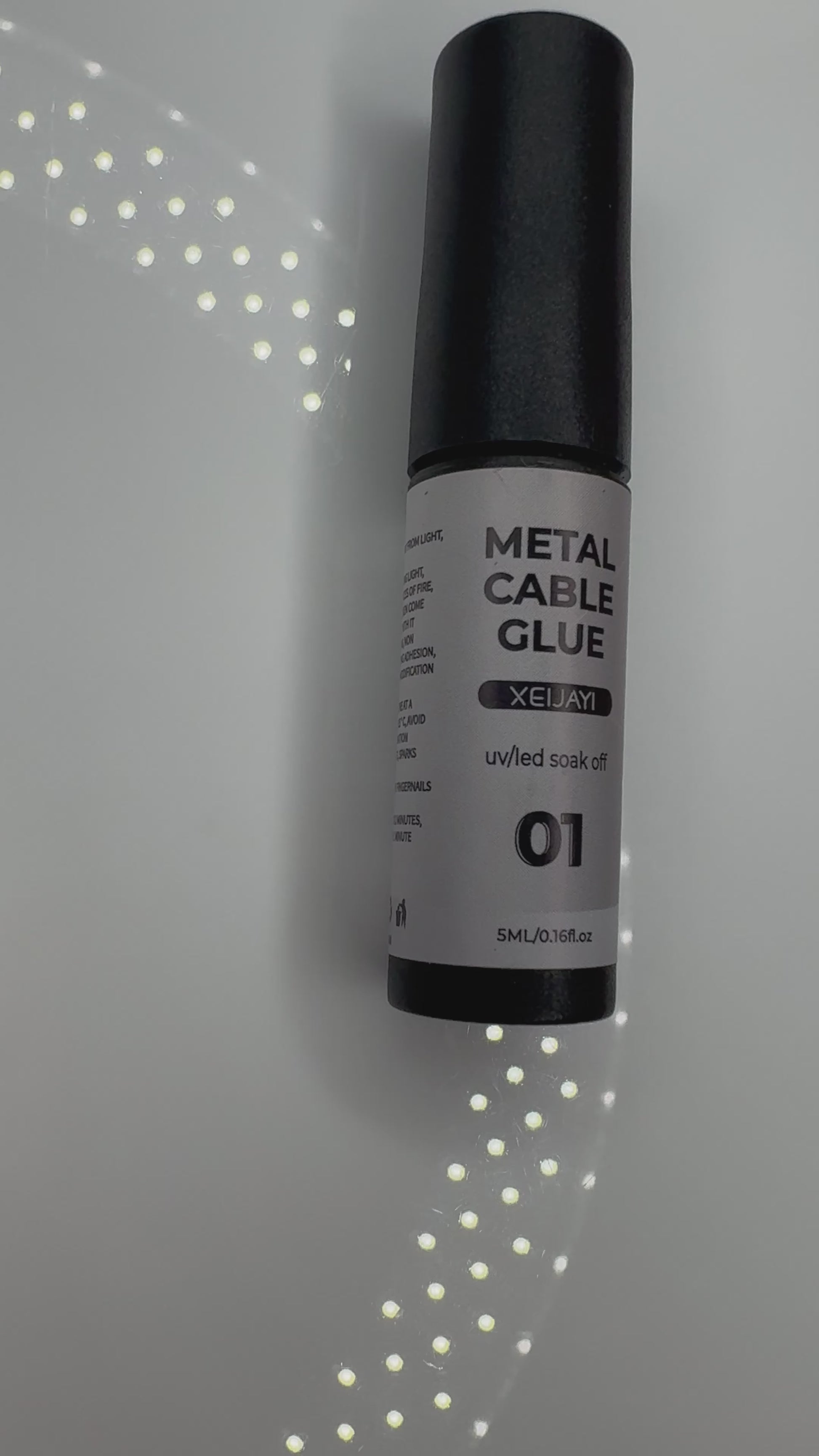 Metallic gel liner (silver)