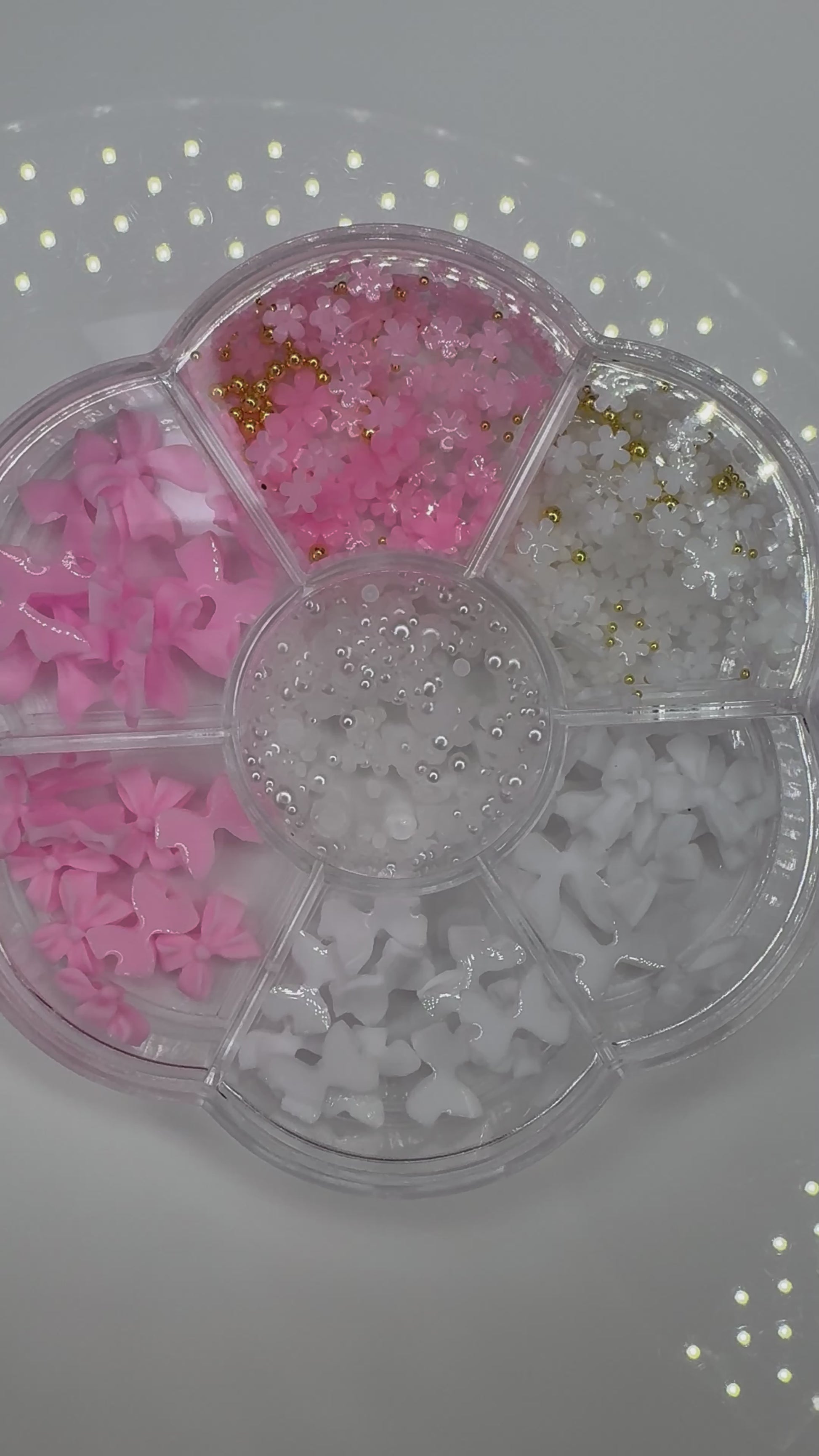 Bow & flower charm box