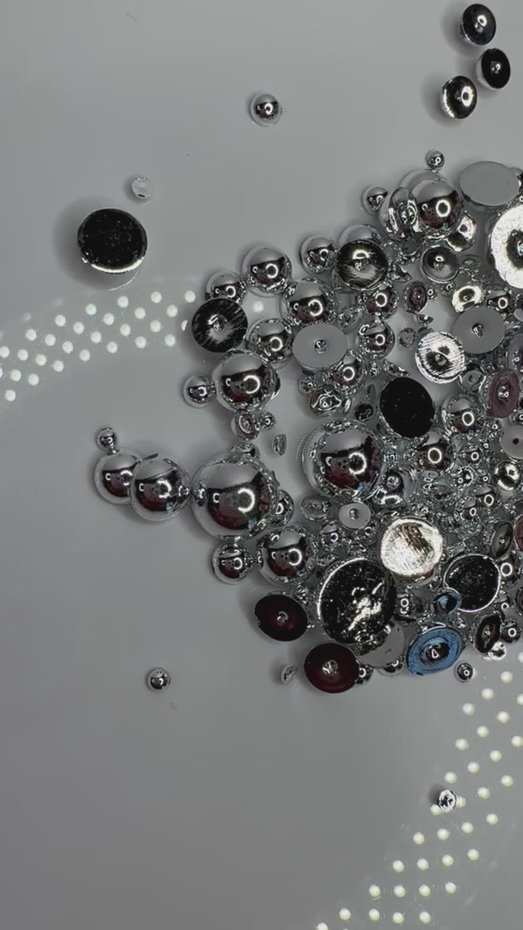 Silver beads
