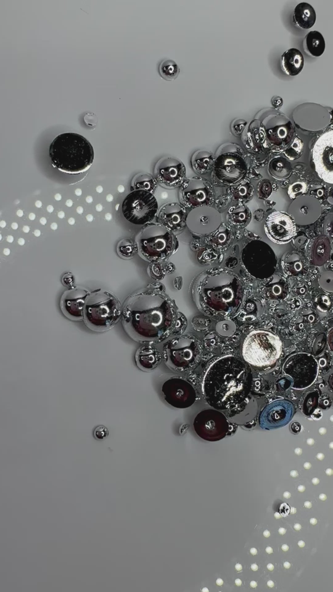 Silver beads