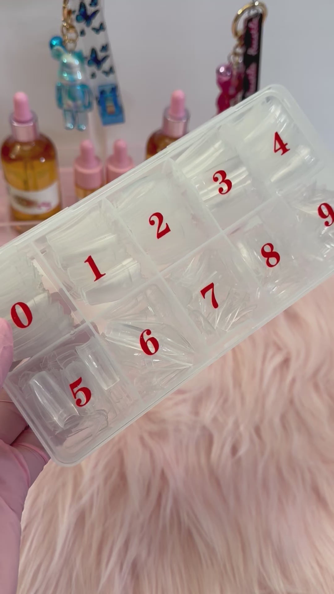 curved nail tips
